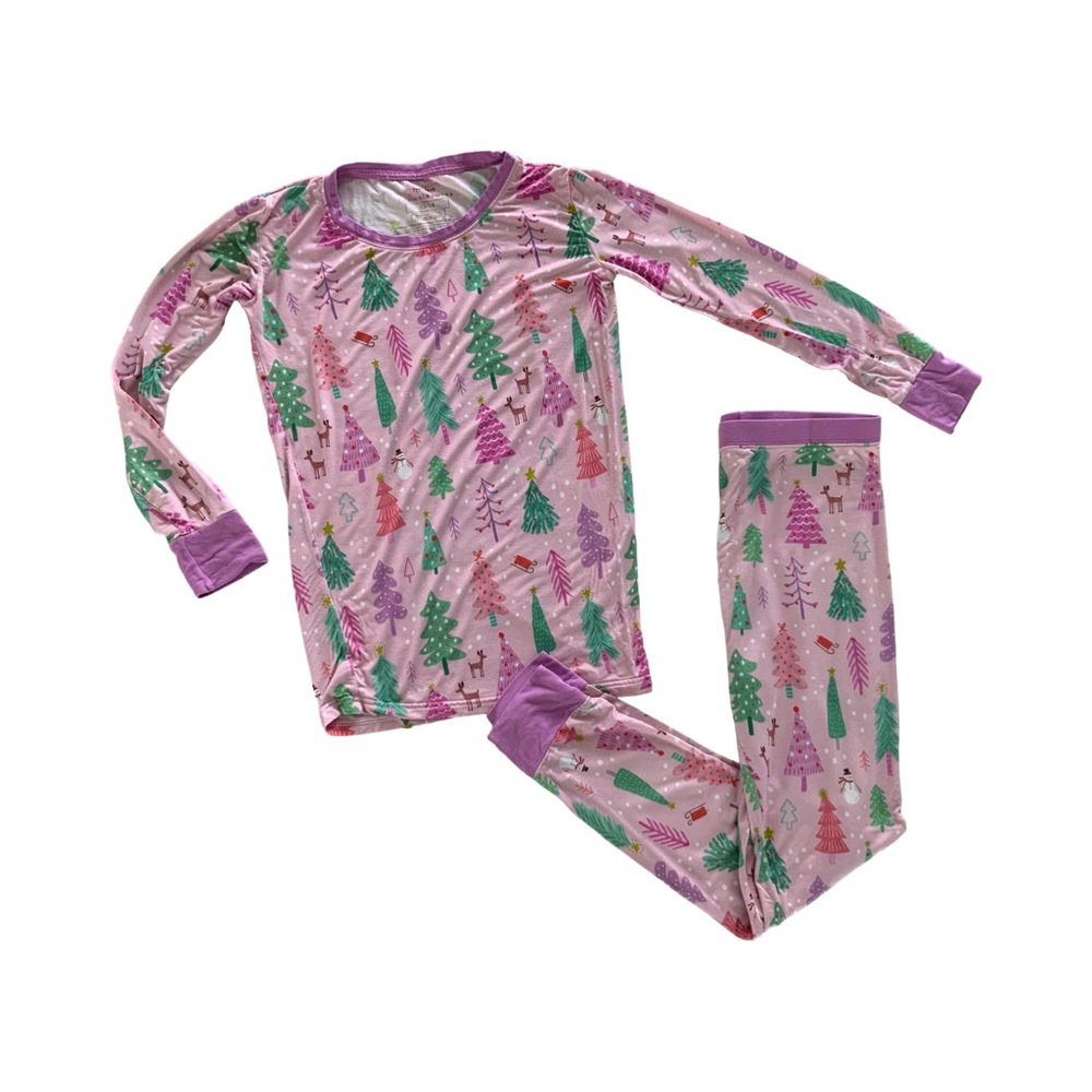 Little Sleepies Merry & Bright Holiday Pajama Set 12/14